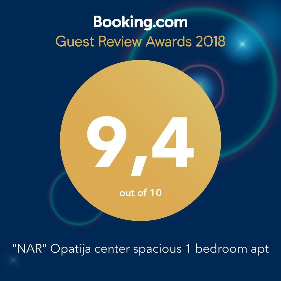 "Nar" Opatija Center Spacious 1 Bedroom Apt Dış mekan fotoğraf